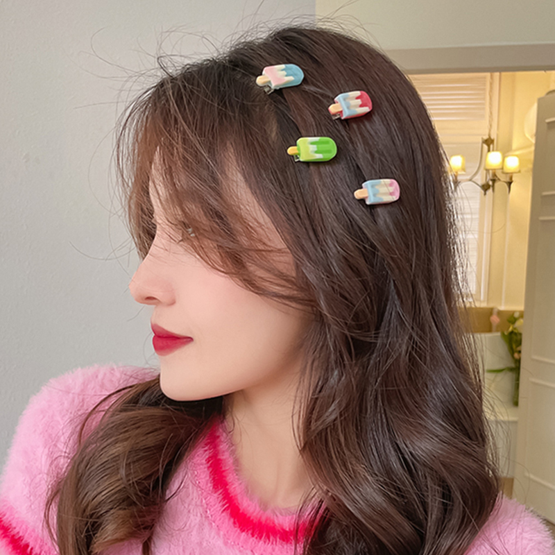 🌸Kẹp TóC HìNh Cây Kem Dễ Thương Cho Nữ YINSAF🌸