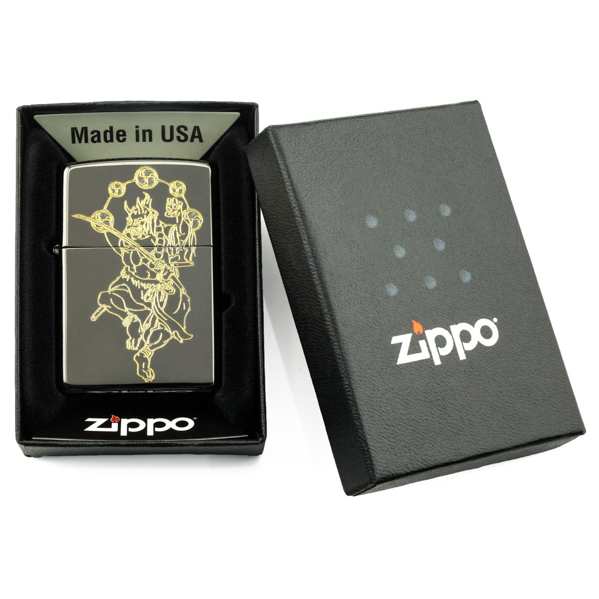 Bật Lửa Zippo Khắc Lôi Thần