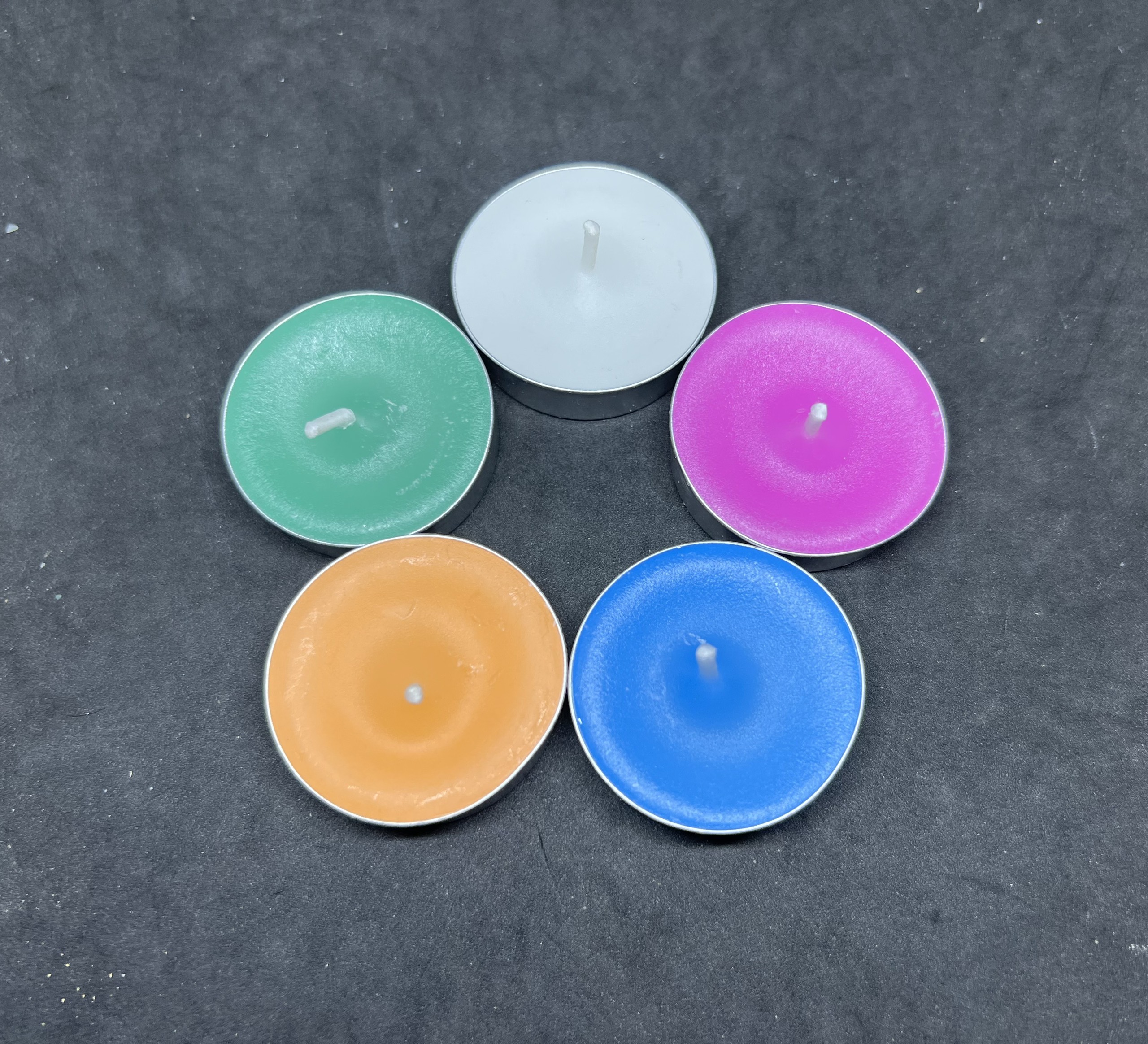 Set nến Tealight nhiều màu làm Spell nến đen