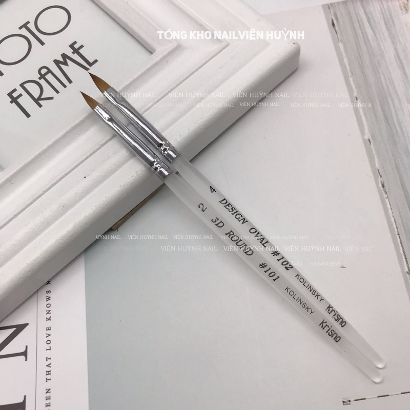 Original Kolinsky 3D flower nail powder brush