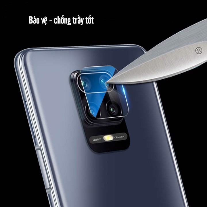 Cường lực camera cho Xiaomi Poco F3 - Poco X3 NFC - X3 Pro - F2 Pro / Redmi Note 10 - Note 10 Pro - Note 9S - Note 8 Pro - Note 8 - Note 7 - Note 6 Pro / Redmi K40 - K30 Pro - K30 - K20 - Redmi 9T - 9A -9C / Mi 10T Pro - 10T Lite
