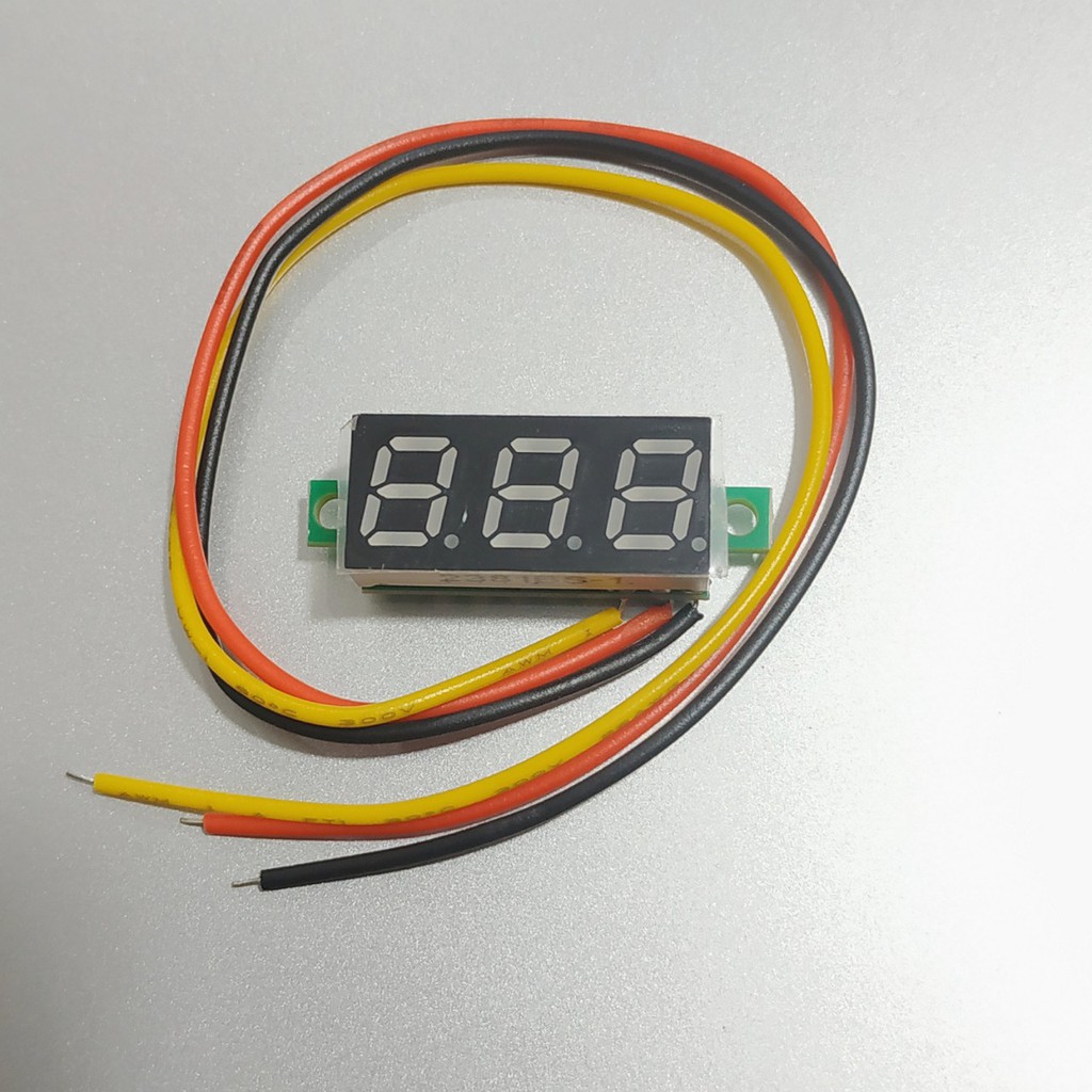 ĐỒNG HỒ ĐO VÔN AC, DC TỪ 0-500V LED 0.28, 0.56