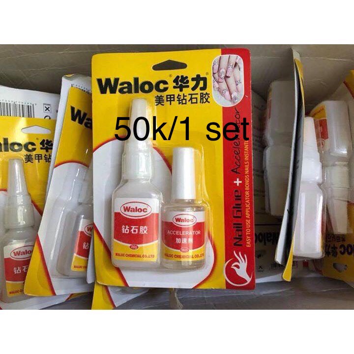 Keo bê tông - keo waloc - keo DD gắp móng, đính đá làm nail Siêu chắc