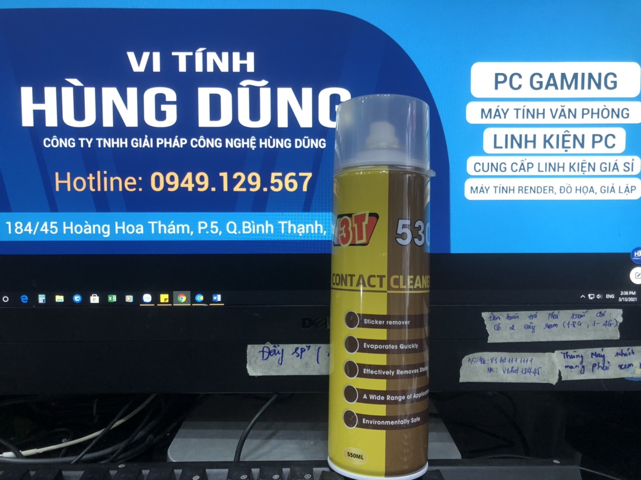 Chai xịt vệ sinh 3T-530 tẩy keo