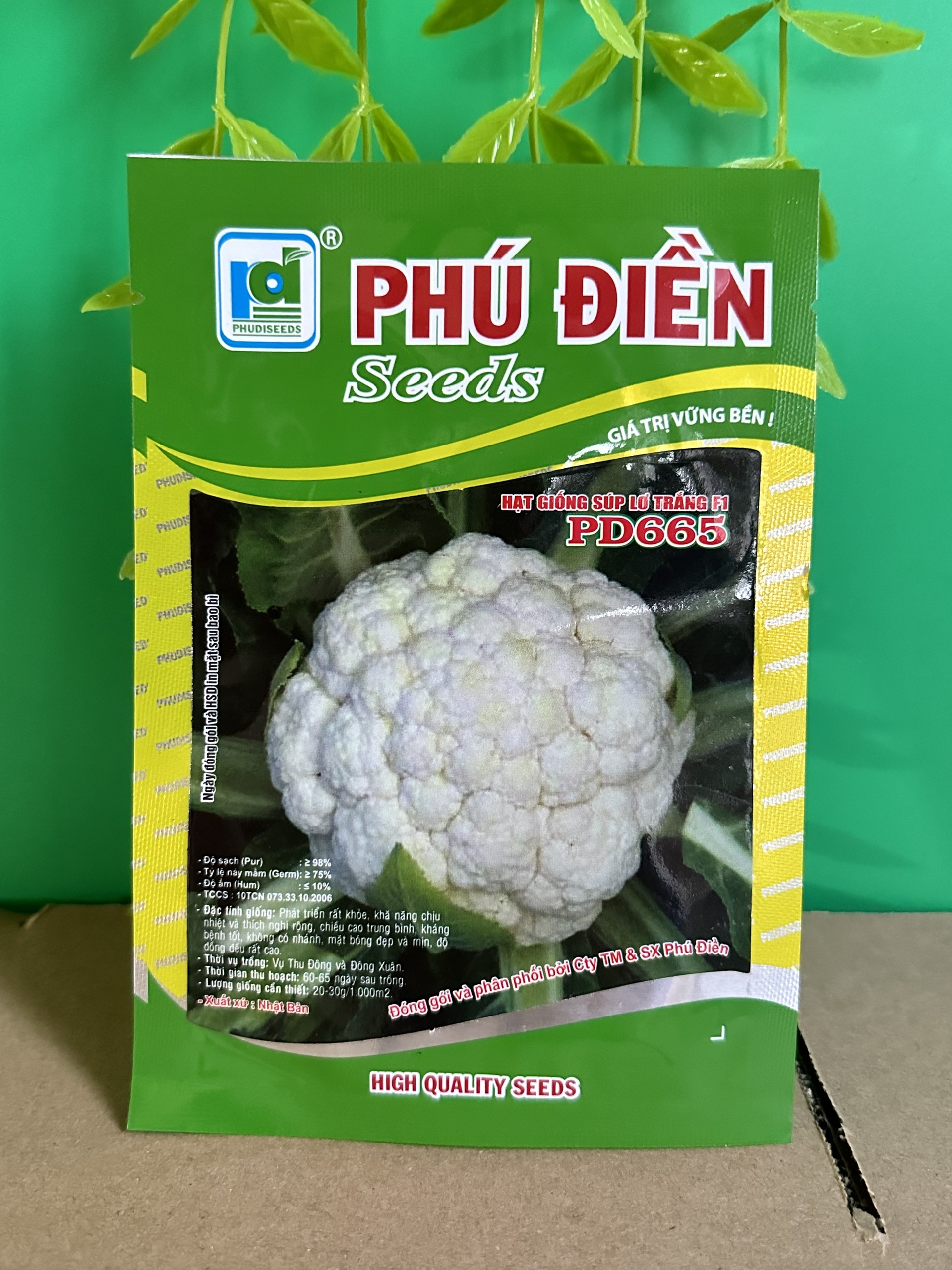 Hạt giống súp lơ trắng F1 PD665