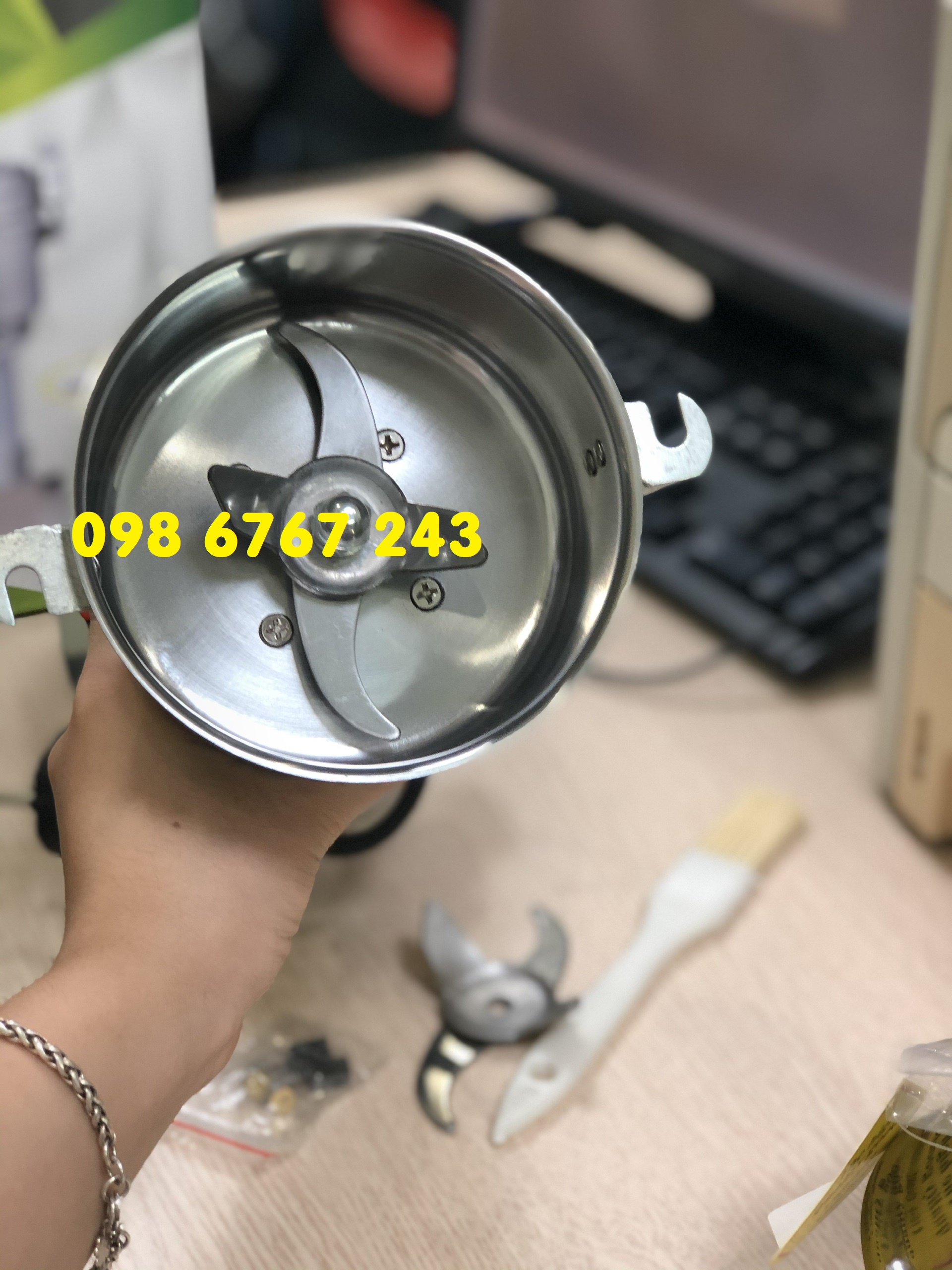 Máy xay gạo nimi 150g, máy chuyên dụng xay đồ khô