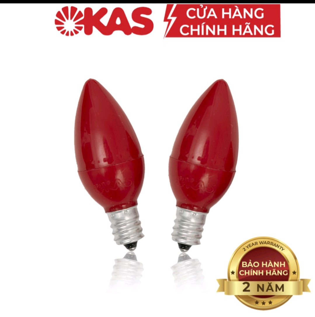 1 cặp bóng led quả nhót , bóng led cà na, bóng đèn thờ sopoka - diennuocvutu