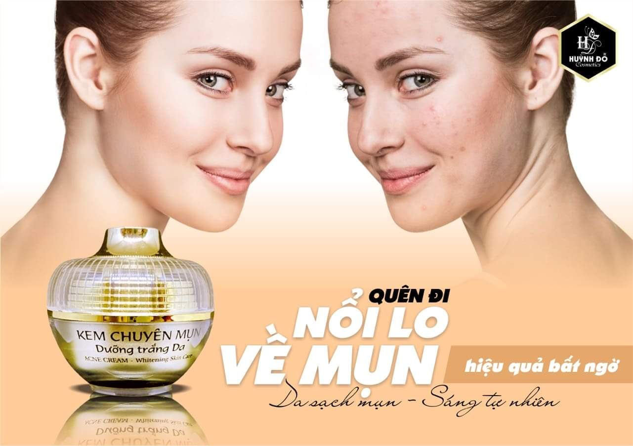 Kem FACE chuyên mụn - Trắng da HUỲNH ĐỖ
