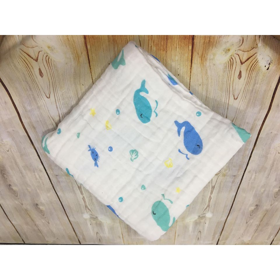 Khăn xô tắm 6 lớp cho bé