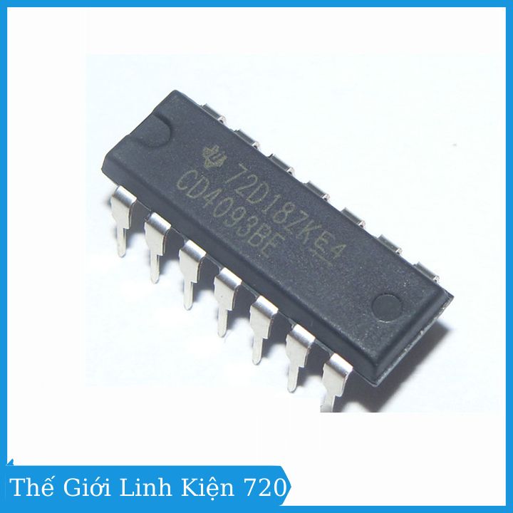 Bộ 3 linh kiện điện tử IC CD4093