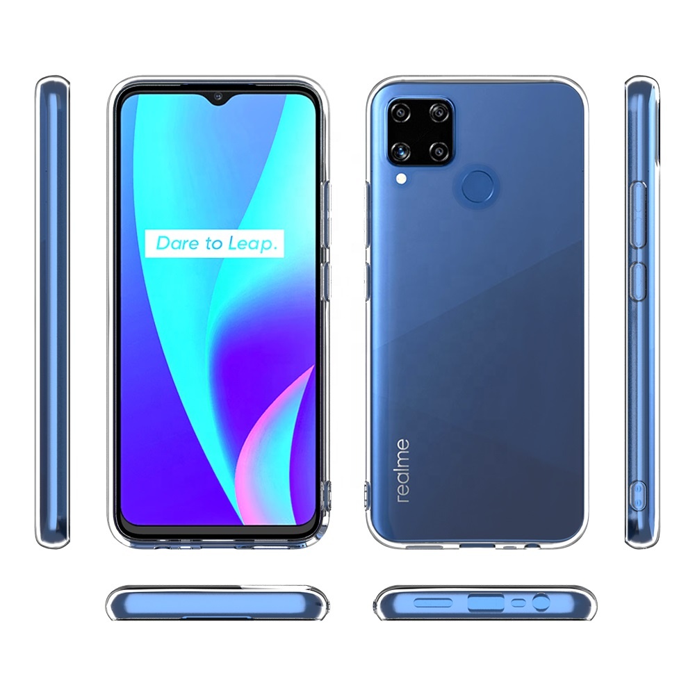 Ốp dẻo trong suốt Realme C15 (Hàng loại A)