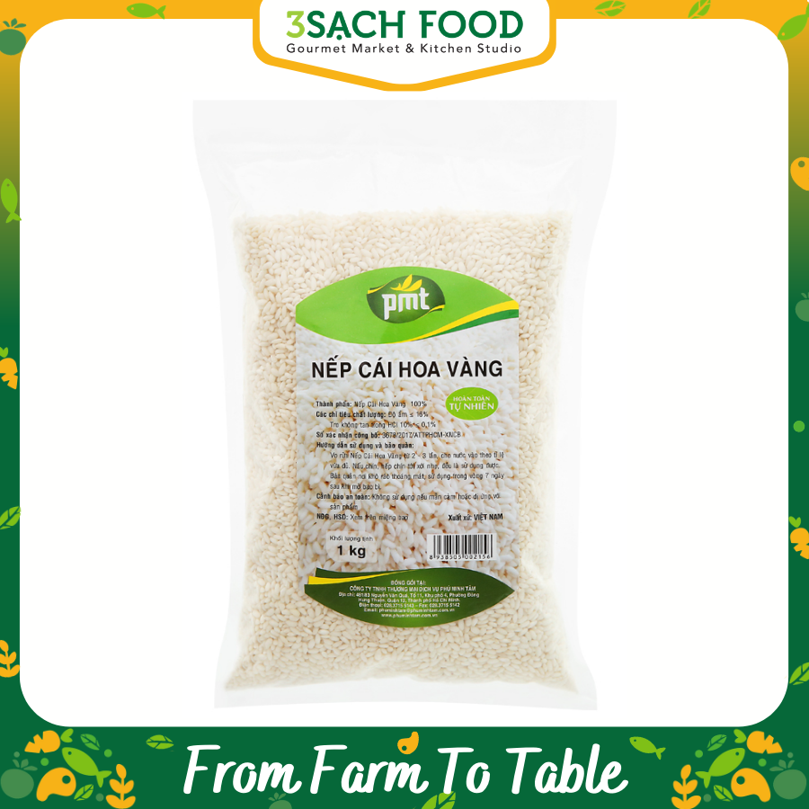 Nếp Cái Hoa Vàng - gói 1kg