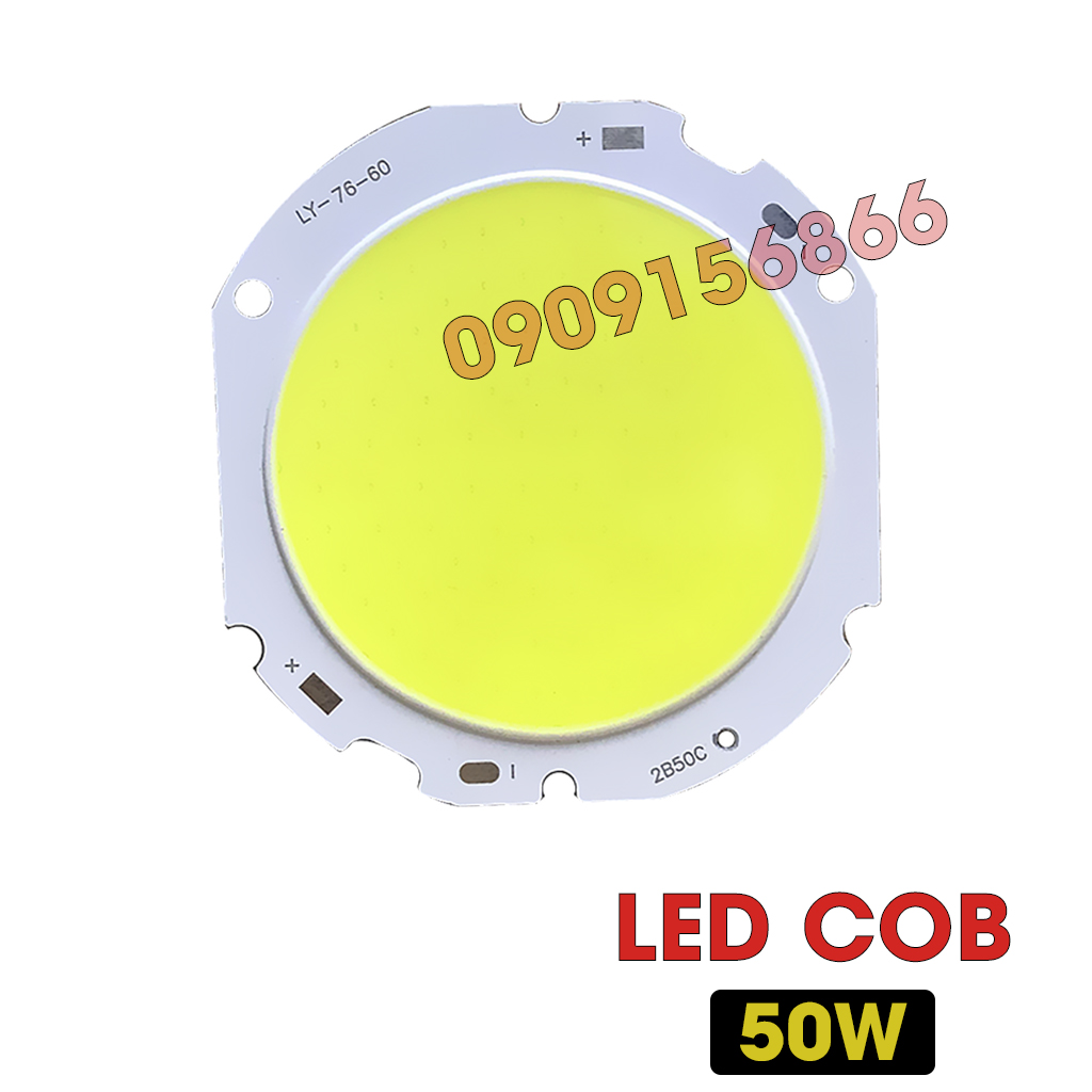 Mắt led cob 50w tròn