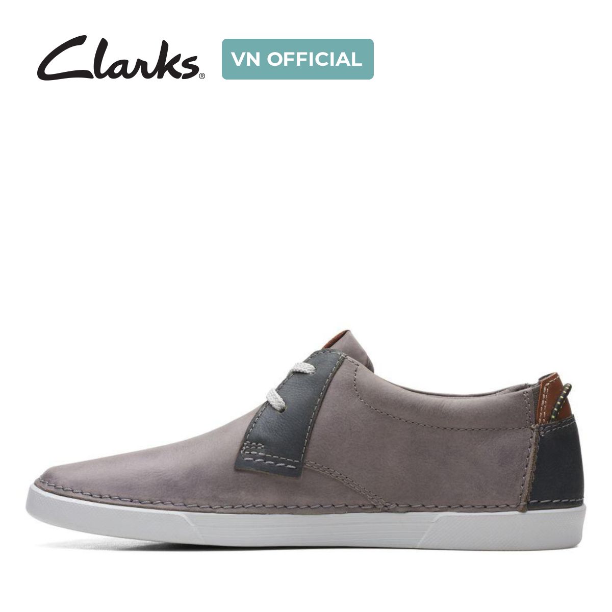 Giày Tây Da Nam Clarks - Gereld Low