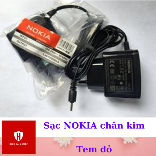 Sạc NOKIA chân kim tem đỏ AC-3E hàng xịn