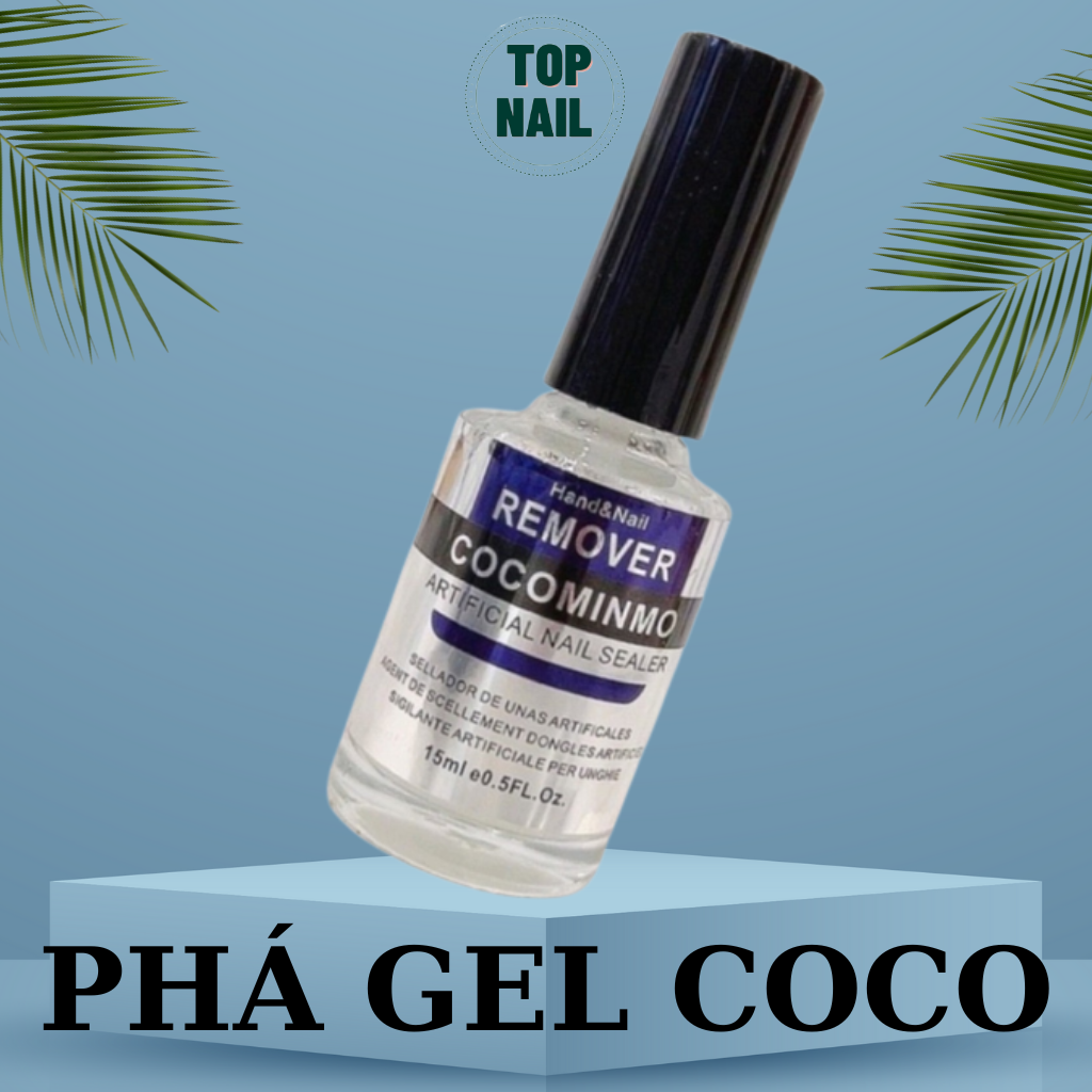 Phá sơn gel lạnh COCO chính hãng , Nước phá gel móng nail