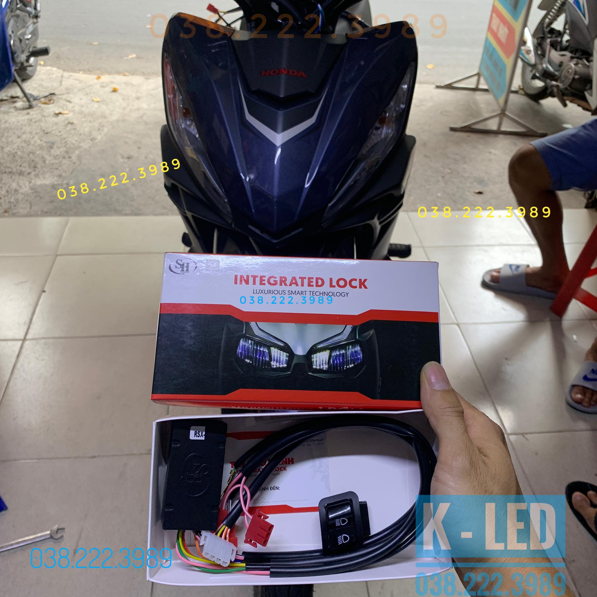 [HCM]Mạch Bật Tắt Đèn Pha Xe Wave Rsx Full Giắc Cắm | INTEGRAPTED LOCK