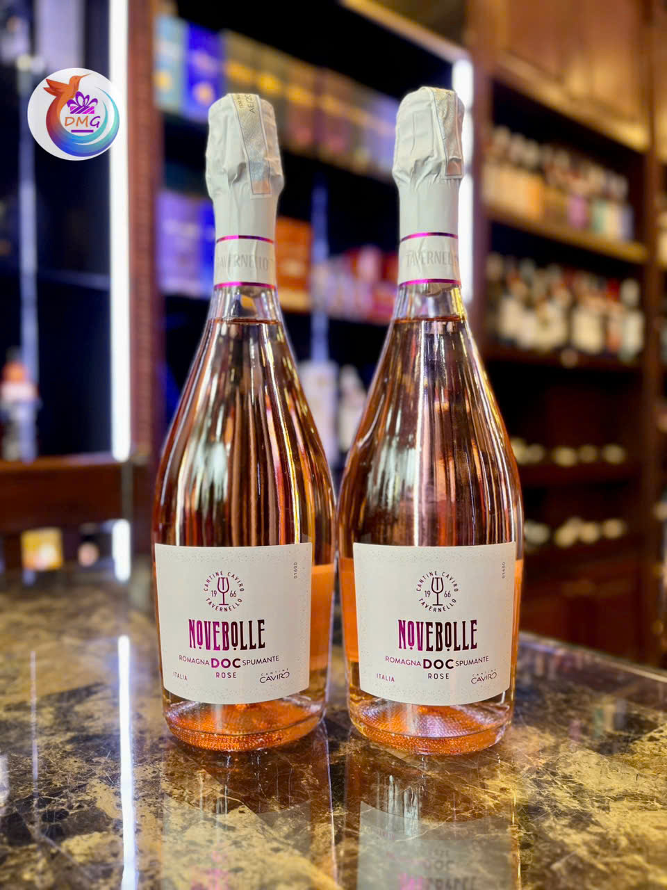 [NHẬP KHẨU] VANG SỦI HỒNG (Ý) TAVERNELLO NOVEBOLLE– 750ML (11.5%) – DMG WINE