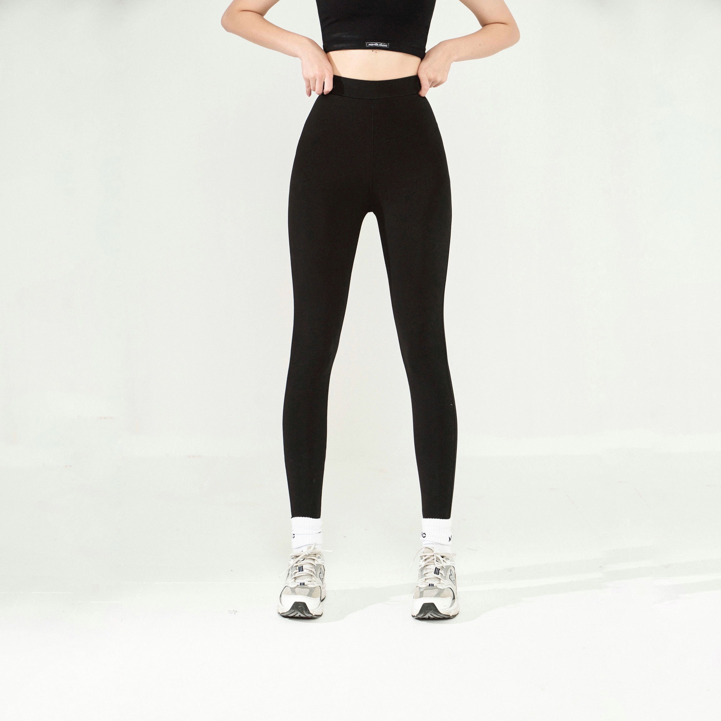 Quần Mia Ritta Basic Legging Q400 - Quần legging thun cạp cao co dãn