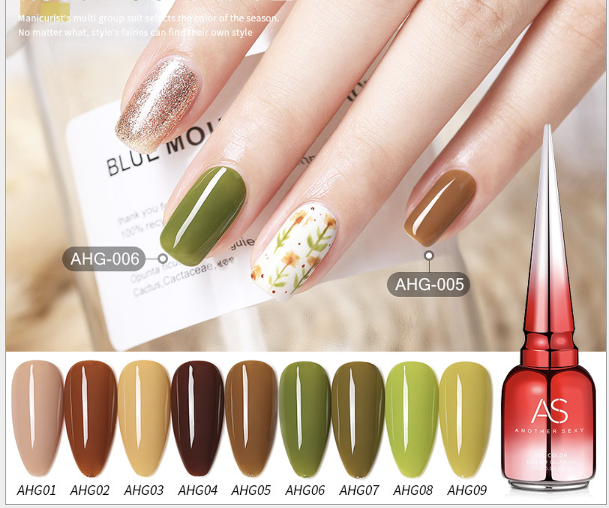 Sơn Gel AS Mã AHG 15ml ( Sơn Gel Hơ Máy )