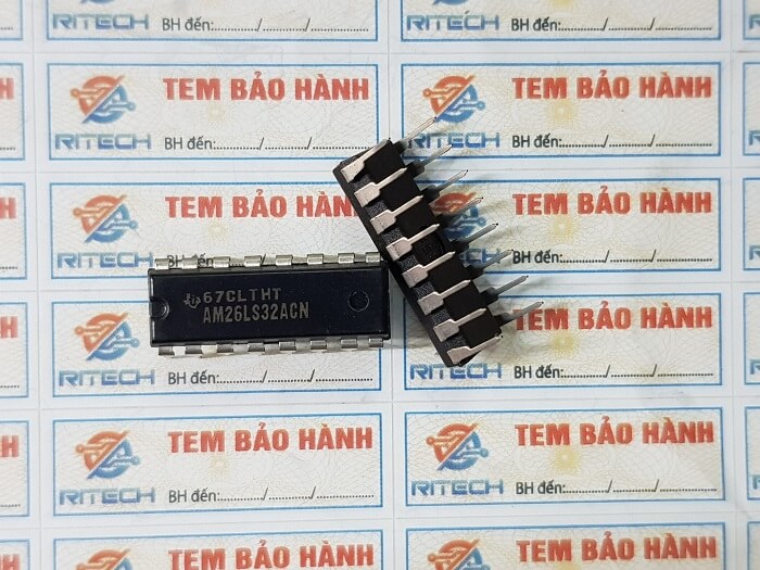 Combo 3 chiếc am26ls32acn ic truyền thông dip-16