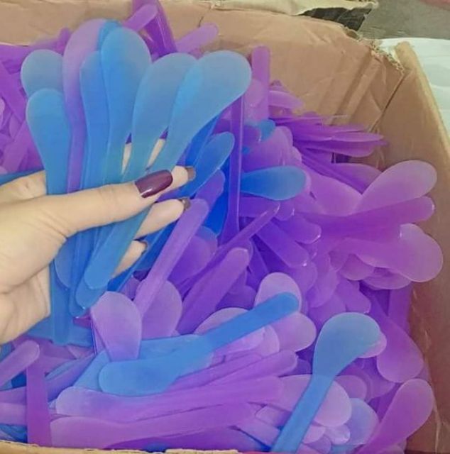 combo 10 que đắp mặt nạ quê trộn kem loại đẹp như hình