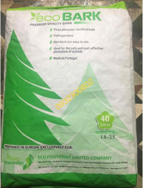 Vỏ thông ecobank bao 40 lít sỉze 18/25