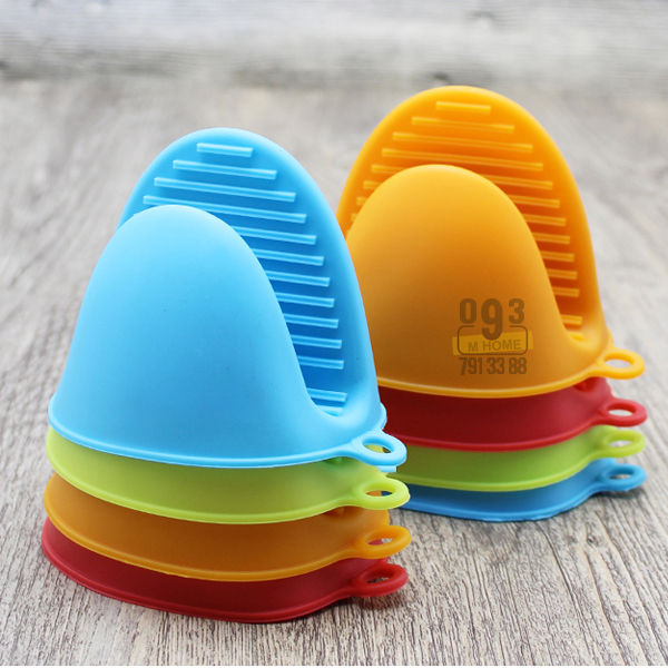 Finger Grip, Silicone anti scalding gloves, Thicken Food Grade ,Bowl Folder Kitchen Heat Insulation Take Plate Folder Baking Oven Hand Clip