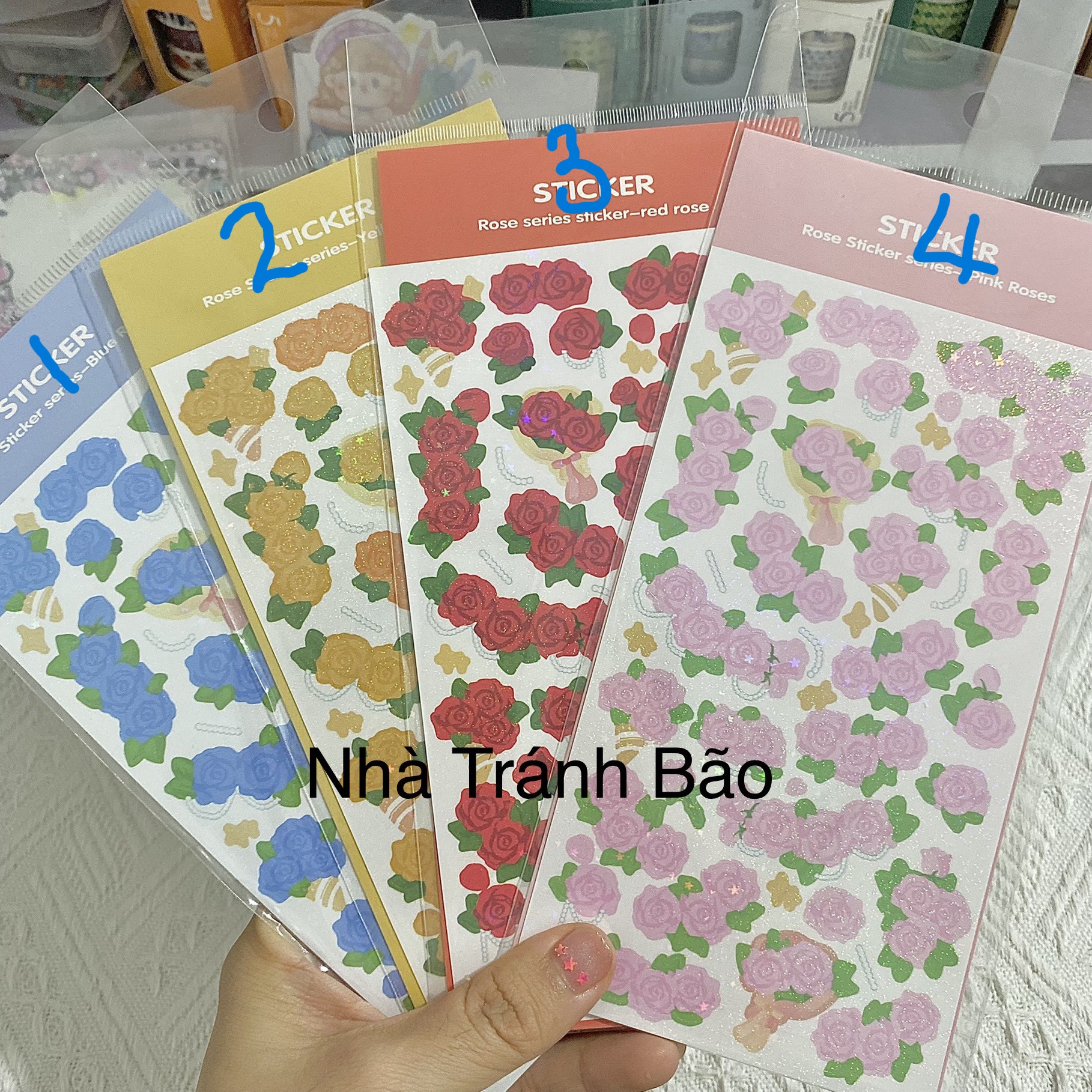 Stiker Hoa Hồng