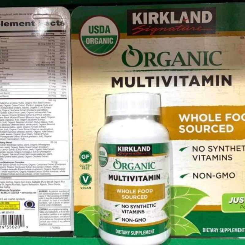 Vitamin tổng hợp hữu cơ Kirland Signatures cao cấp