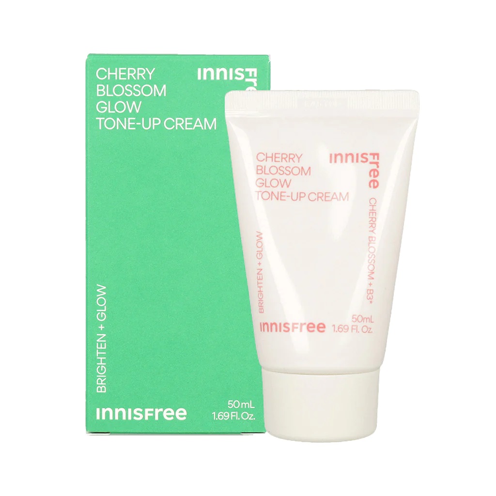 Kem Dưỡng Trắng Da Nâng Tone Innisfree Jeju Cherry Blossom Glow Tone Up Cream 50ml