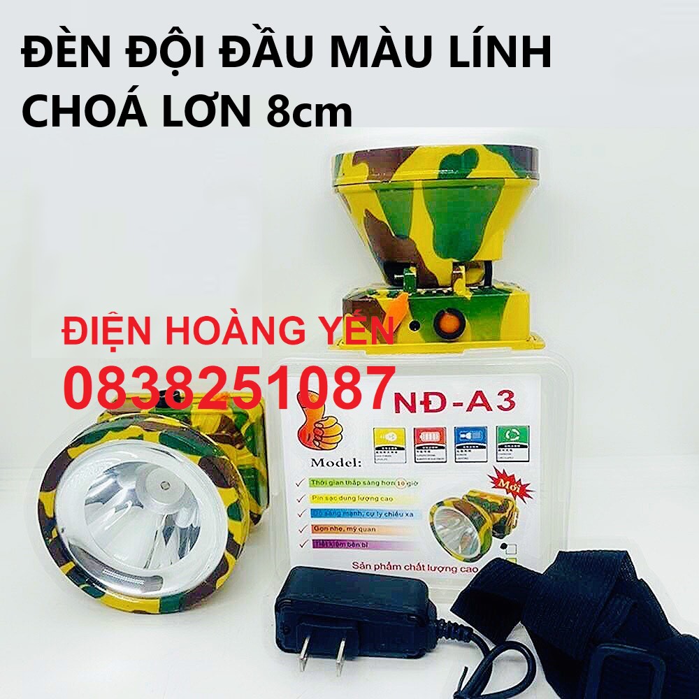 Đèn pin đội đầu siêu sáng chóa lớn A3