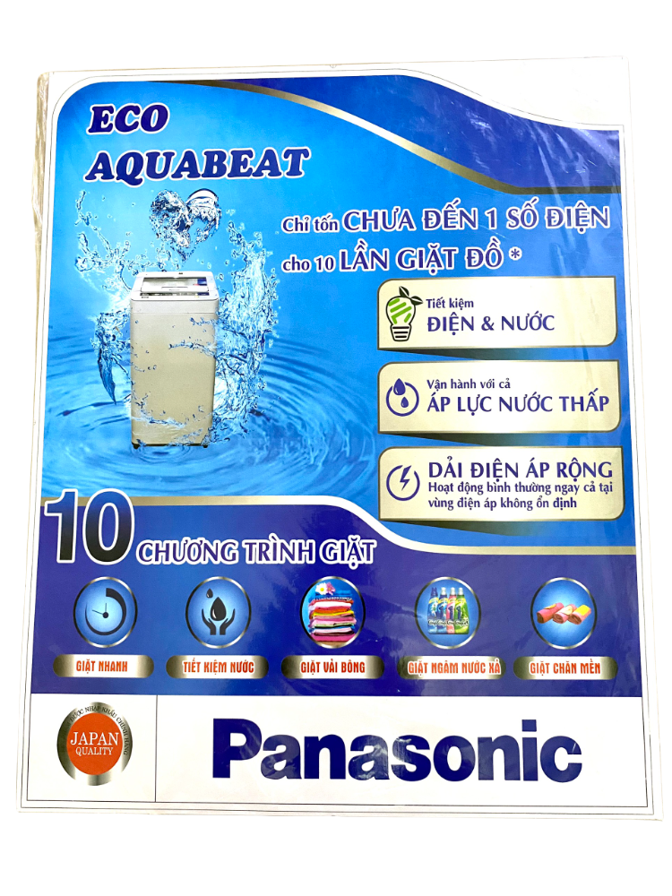Tem dán máy giặt Panasonic chất lượng