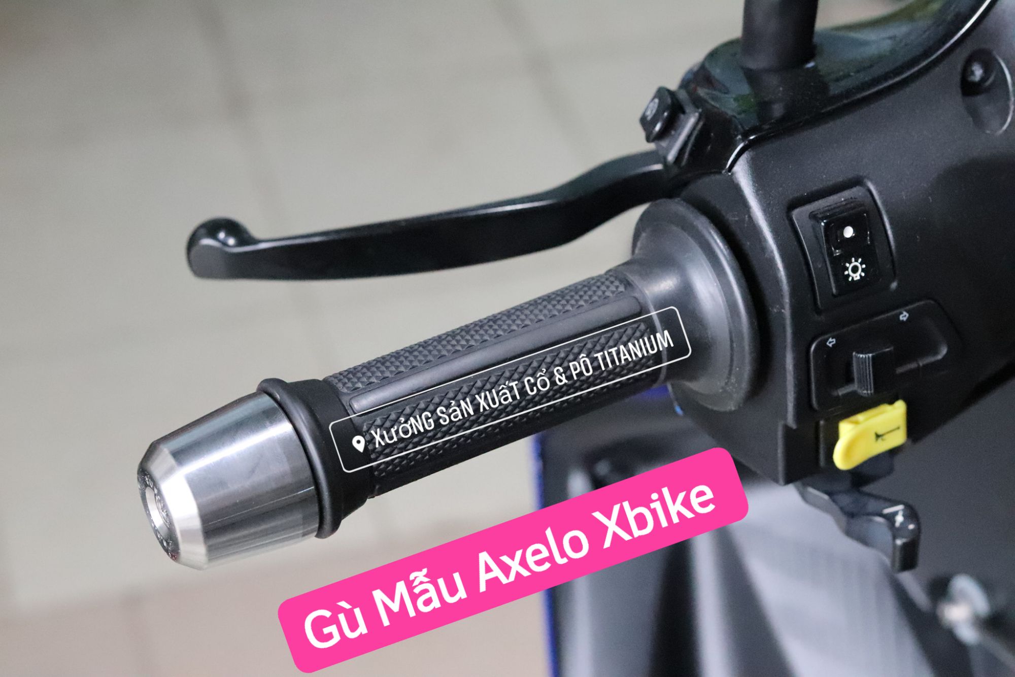 Gù Inox 304 CNC - Mẫu Axelo Xbike