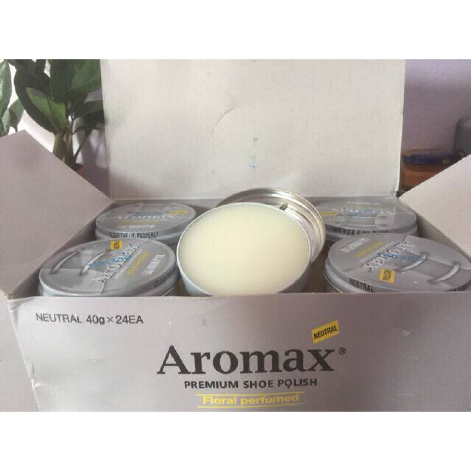 Xi Đánh Giày Không Màu Aromax Hàn Quốc (Tặng kèm bàn chải đánh)