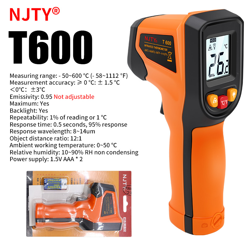 Zoyi nhiệt kế hồng ngoại mới máy đo nhiệt độ ir-lcd kỹ thuật số chuyên nghiệp-50 ~ 550 nhiệt kế không tiếp xúc nhiệt kế