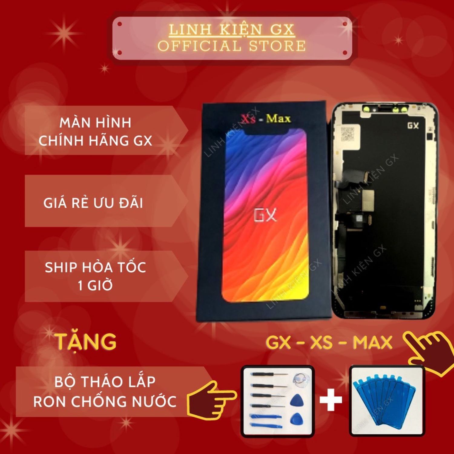 Màn hình điện thoại ip gx chính hãng xsmax oled thay thế xs max tốt ƞhất, giá rẻ ƞhất chất lượng như zin