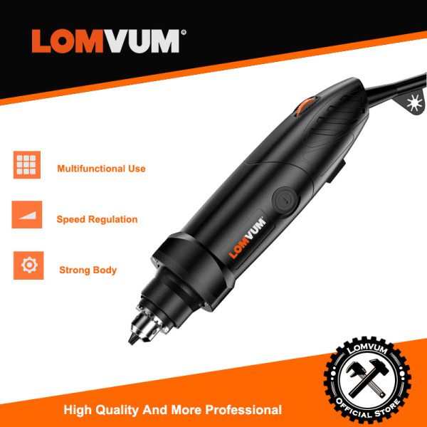 Bảng giá LOMVUM New Arrivals 220V Electric Mini Drill For Grinding And Polish Dremel Power Tools 6 Speed Electric Engraver Drill Machine Grinder Abrasive