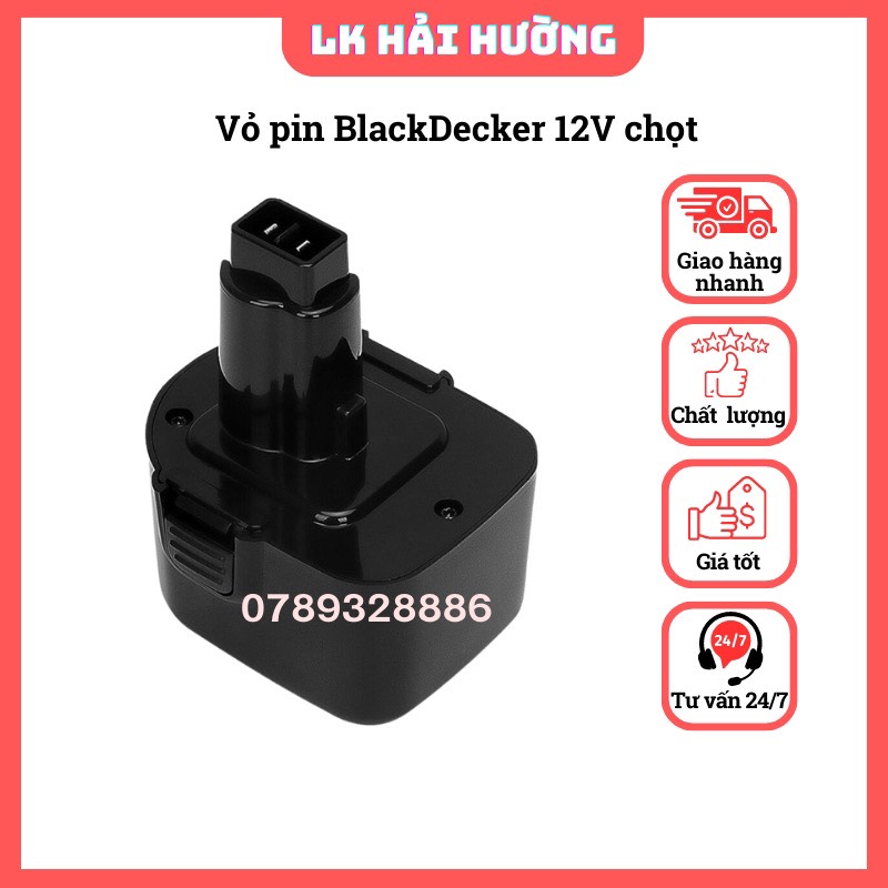 Vỏ pin Black Decker 12V-14.4V