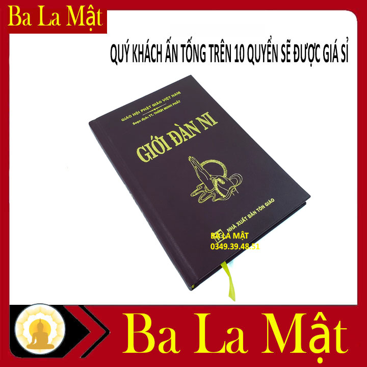Kinh Giới Đàn Ni Trọn Bộ Bìa Da ( BA LA MẬT SHOP )