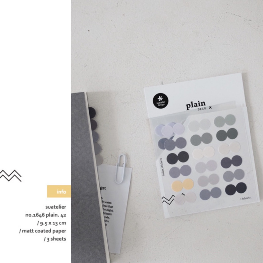 Stickers Hàn SUATELIER - Plain Deco