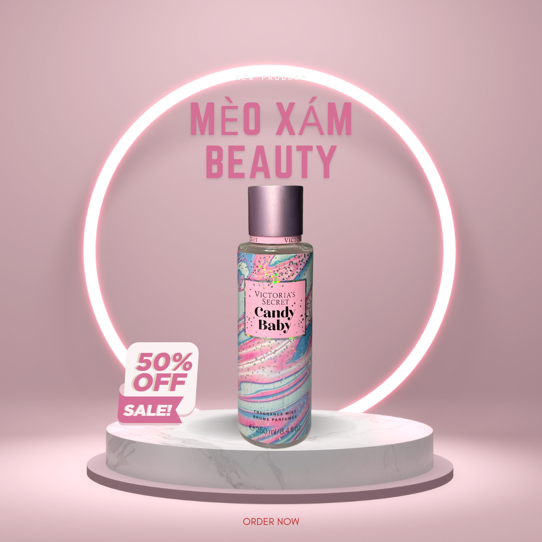 Xịt Thơm Hương Nước Hoa Siu Thơm - 236ML ( Hương Candy BaBy)