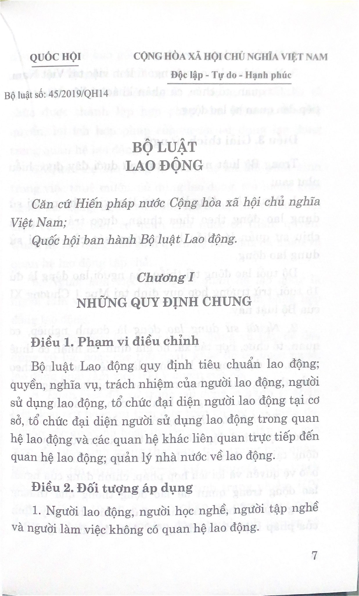 Sách- Bộ luật lao động (hiện hành)