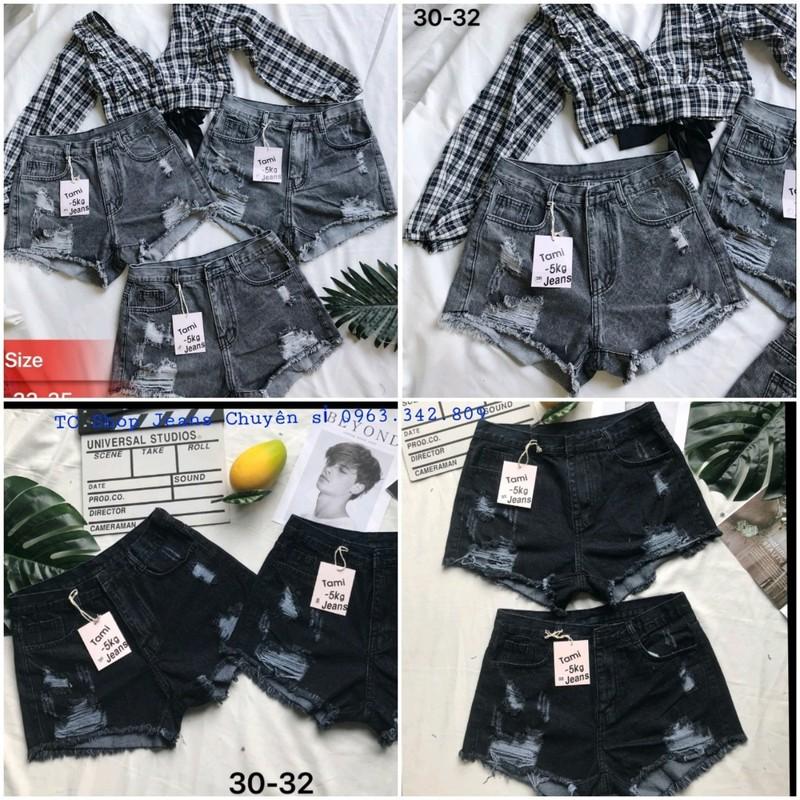 Quần short jean nữ từ size 30 đến 35