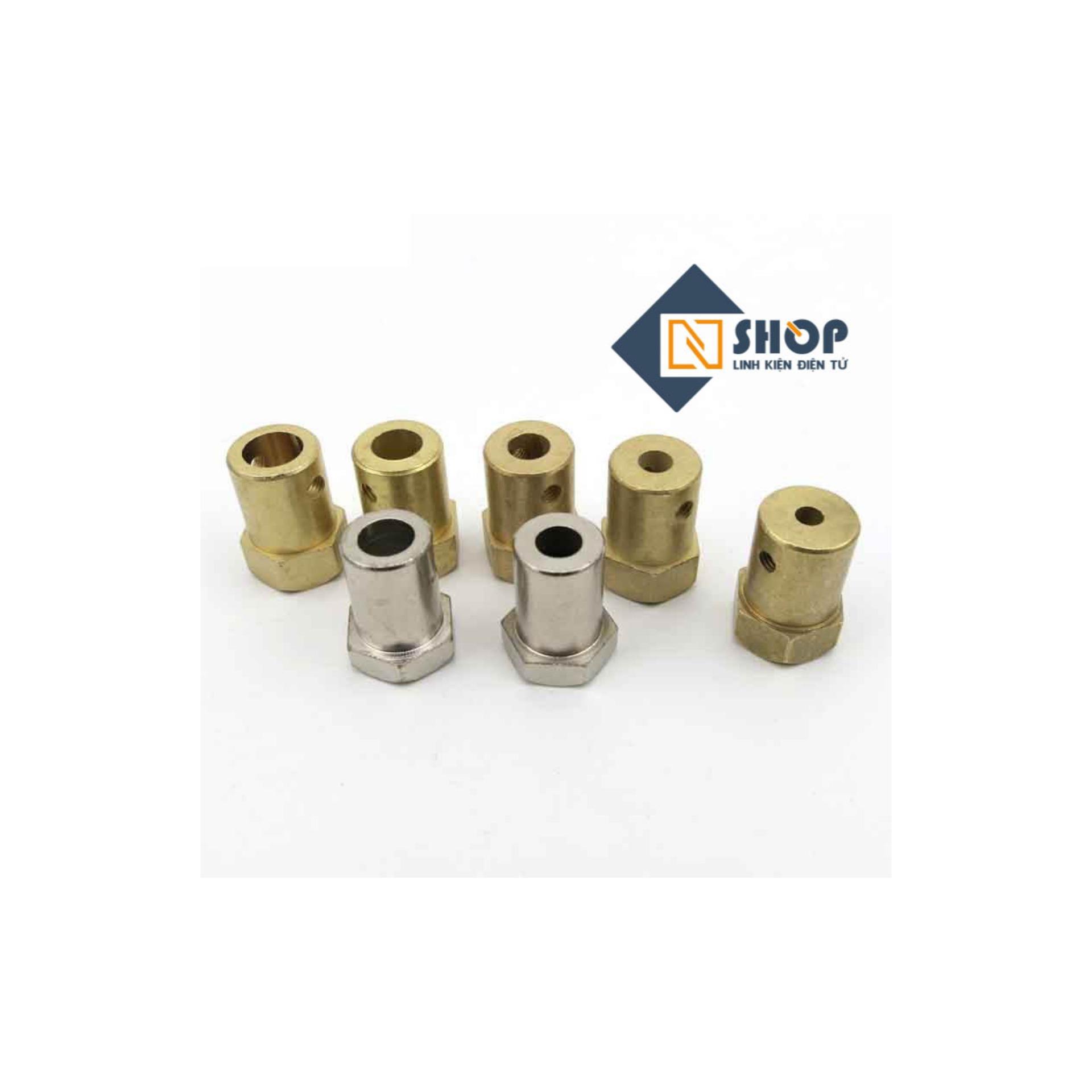 Khớp nối lục giác trục 8mm (Khớp bánh xe)