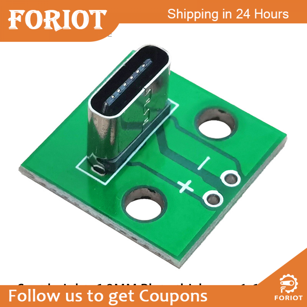 Foriot Bo Mạch Đột Phá USB Type-C Bo Mạch Chuyển Đổi PCB Loại Đầu Nối Nối Nối Tiếp Cơ Bản