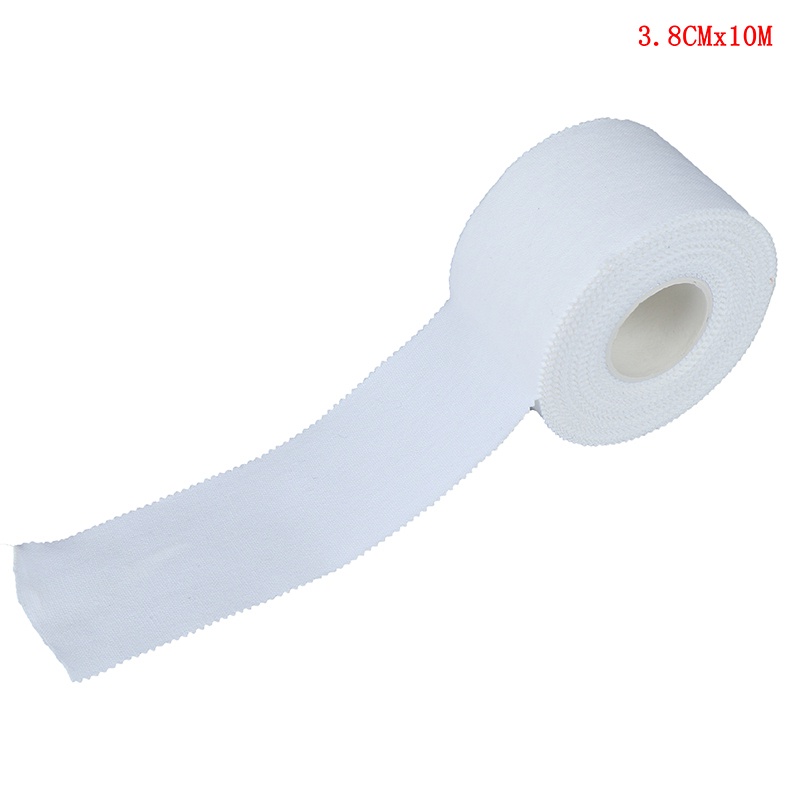 Medical white cotton sports tape sports strapping strain care strap elastic strap muscle strain support