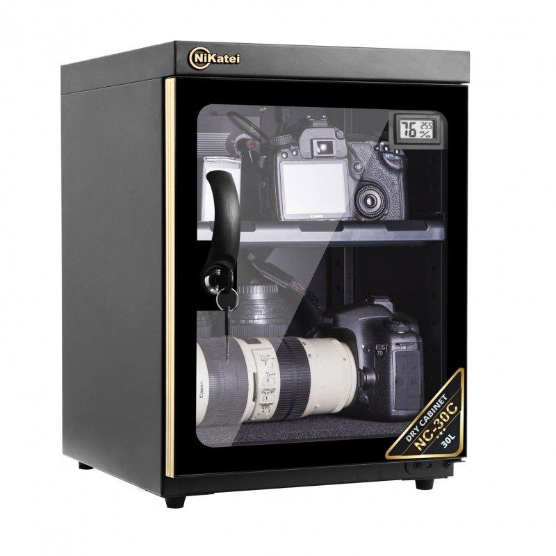 [HCM]TỦ CHỐNG ẨM NIKATEI NC-30C GOLD 30 LÍT