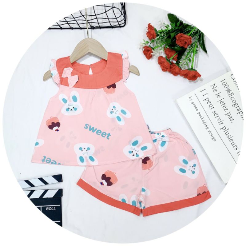 Bộ lanh lụa bé gái (18-35kg)