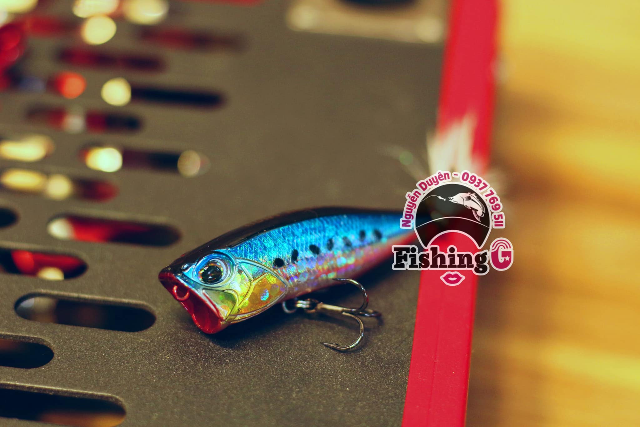Mồi câu cá chẽm Pop Hunt House